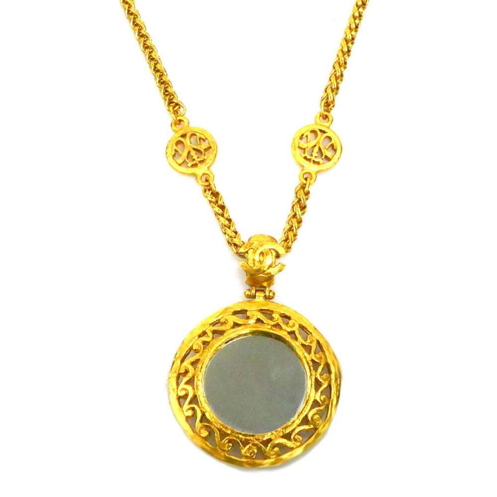 CHANEL Gold Necklace